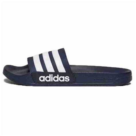 adidas sliper donker blauw|Adidas bad slippers.